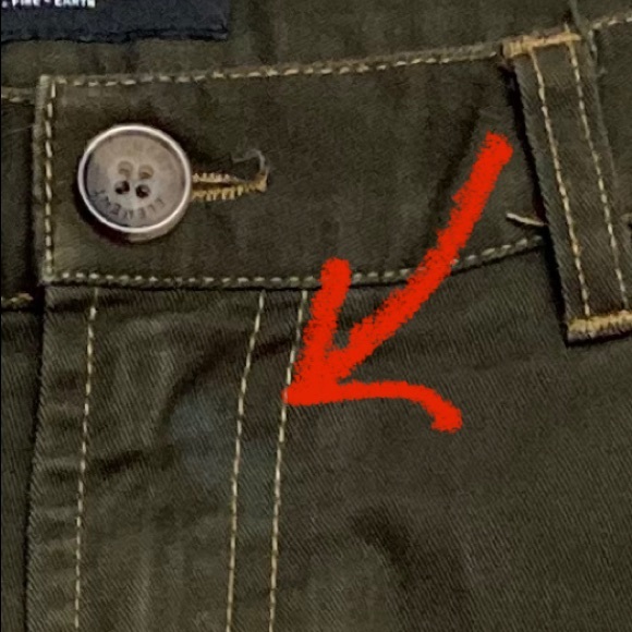 Element size 30 Chino Shorts - Forest green - Picture 7 of 7